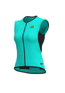 R-EV1 THERMO LADY VEST Turquoise front